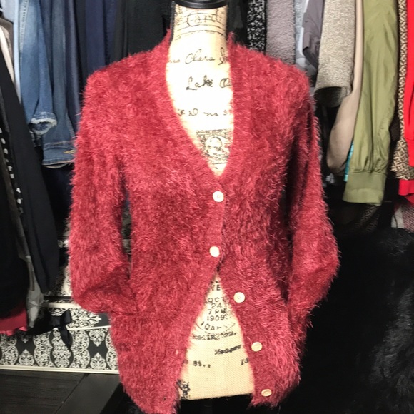 Tucker + Tate Rosé Colored Fuzzy Sweater - Picture 4 of 8